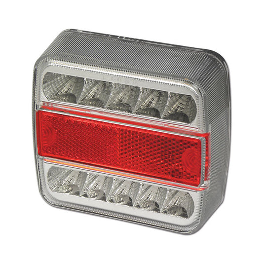 Universeller LED-Scheinwerfer mit Kennzeichenbeleuchtung