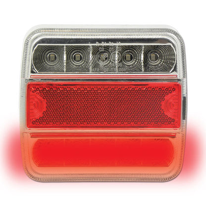 Universeller LED-Scheinwerfer mit Kennzeichenbeleuchtung