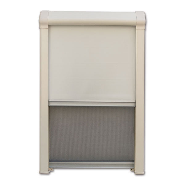 Oscurante/zanzariera cassetta singola • 350 x 650 • avorio