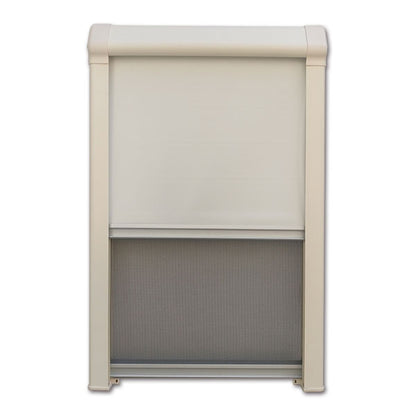 Oscurante/zanzariera cassetta singola • 350 x 650 • avorio