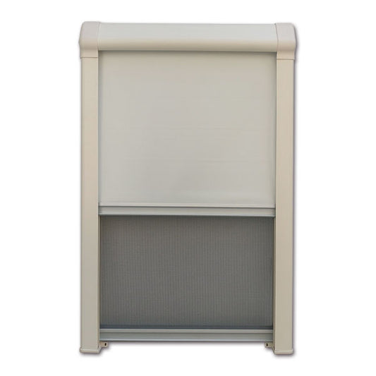 Oscurante/zanzariera cassetta singola • 1600 x 650 • avorio