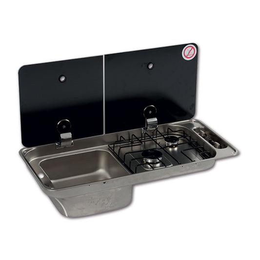 Randi 2 fuochi lavello • sinistro • elettrico