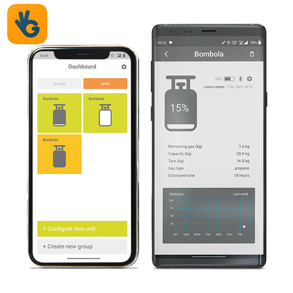 iGasView • Bilancia smart per bombole