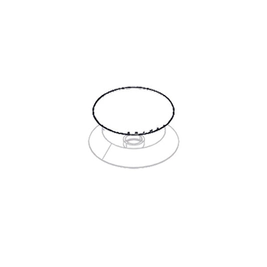 Cappellotto bruciatore ausiliario inox • Ø 50