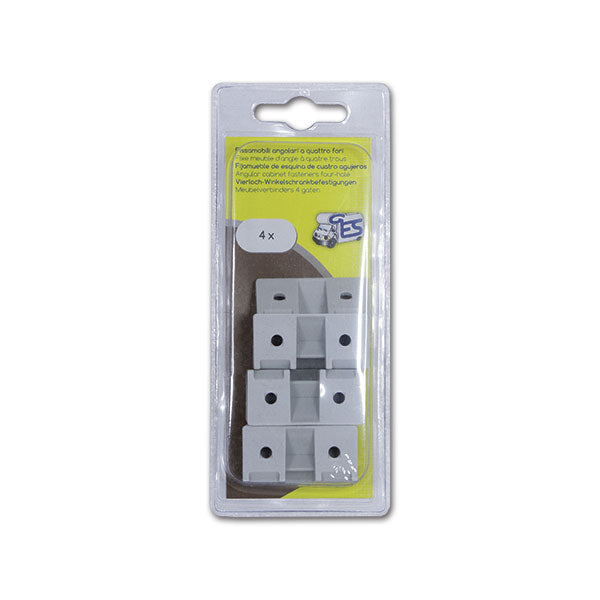 Fissamobili 4 fori • grigio • blister