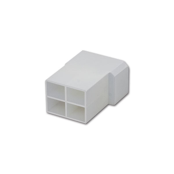 Blocchetto porta faston • maschio • 4 vie