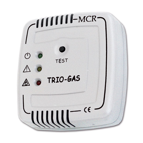 Rilevatore fughe gas TrioGas trivalente da pannello • bianco