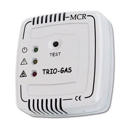 Rilevatore fughe gas TrioGas trivalente da pannello • bianco