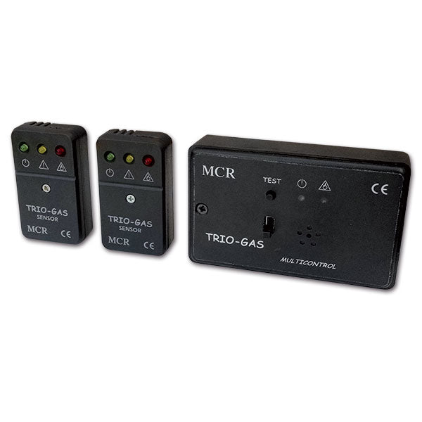 Rilevatore fughe gas TrioGas 3 • 2 sensori esterni • grigio