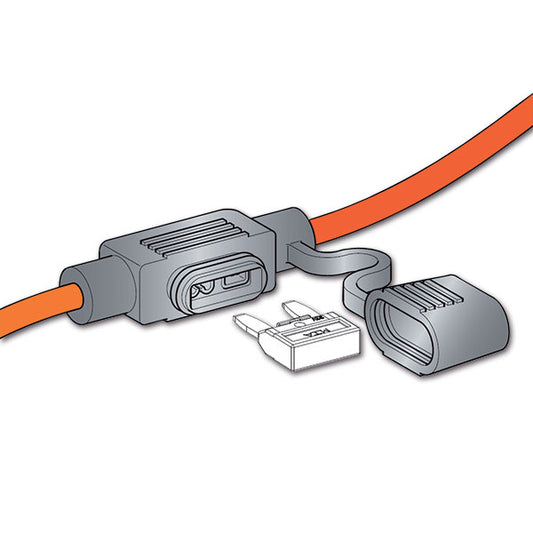 Porta fusibili a lama Minival precablato