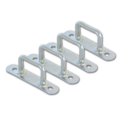 4 ganci per cinghie rettangolari