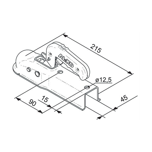 Giunto AK7 • attacco 45 x 45
