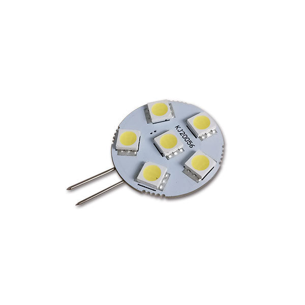 Lampadina G4 • 6 LED • bianca fredda