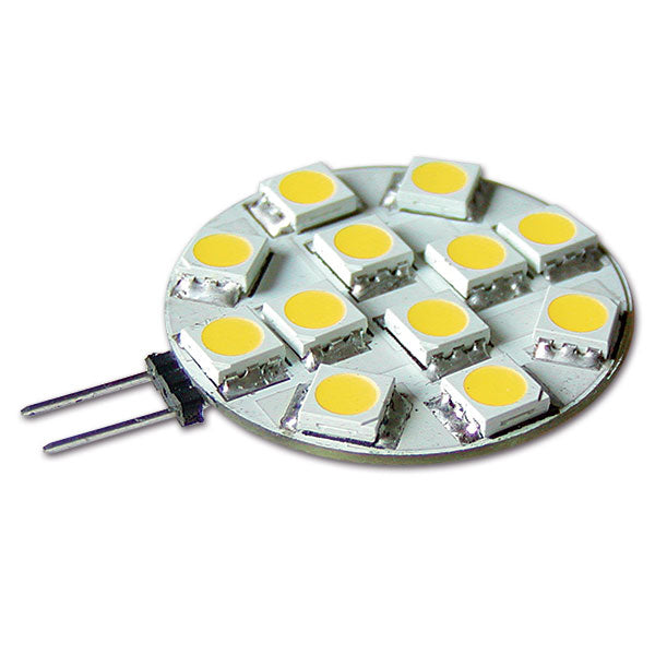 Lampadina G4 • 12 LED • bianca calda