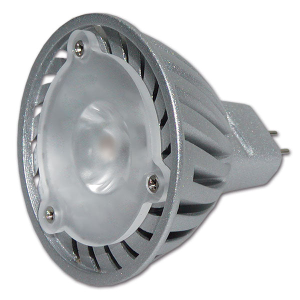 MR16 Lampe 1 LED Leistung 3 W schwarz/warm