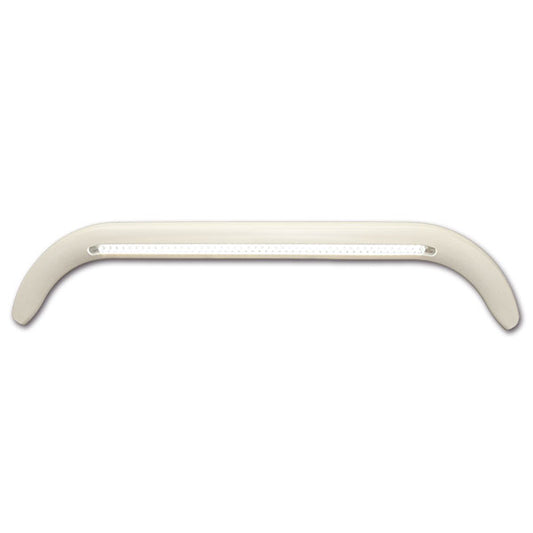 Plafoniera esterna a LED con grondaia • bianca