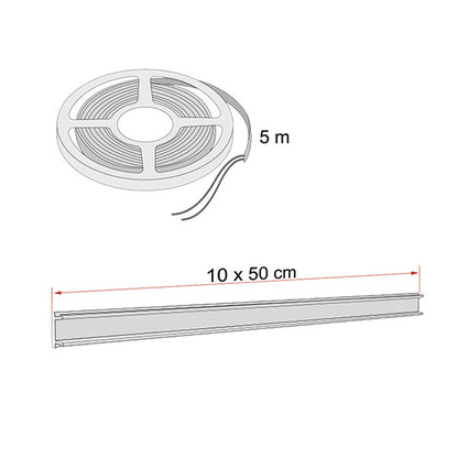 Kit di strisce LED tendalini alta luminosità