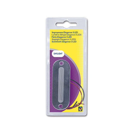 Segnapasso Elegance • 3 LED • bianco naturale • blister