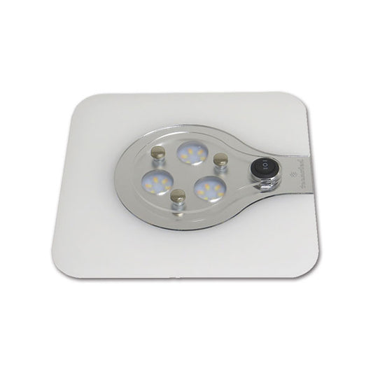 Plafoniera Admiral quadrata • 18 LED