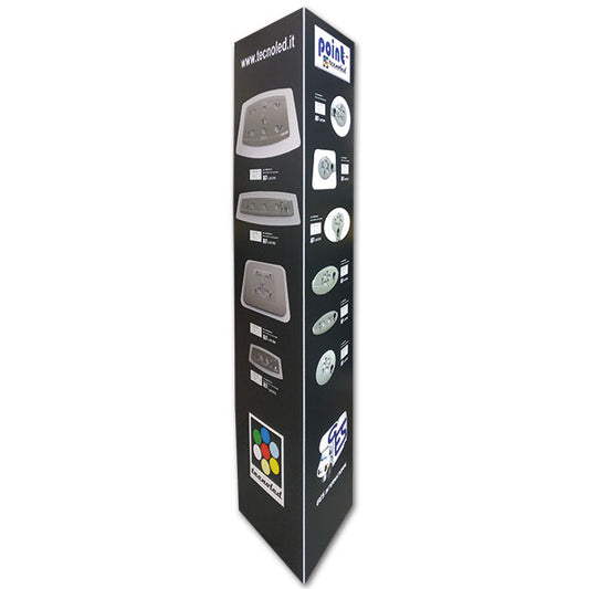 TECNOLED Deckenleuchten-Sortimentsset mit Display