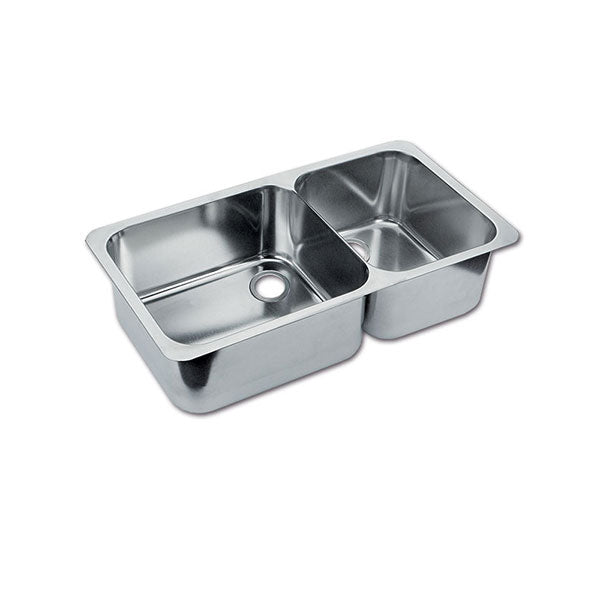 Lavello inox doppio • LD1433