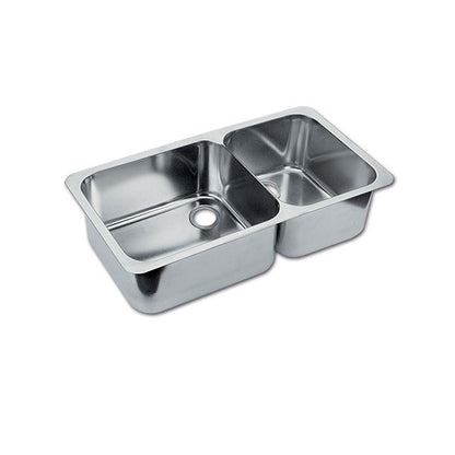 Lavello inox doppio • LD1433