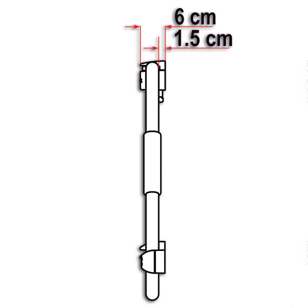 Maniglia di sicurezza Security 46 PRO • bianca