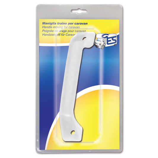 Anhängerkupplungsgriff 2 Löcher - weiß / Blister