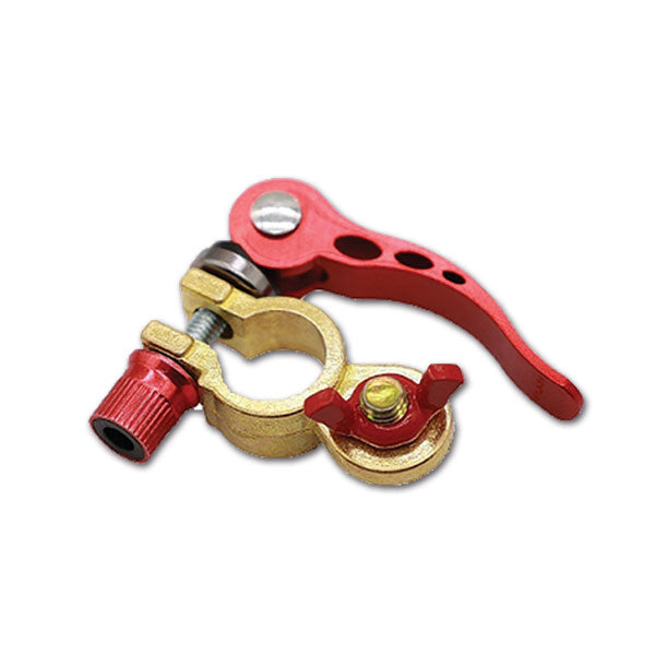 Morsetti batteria con leva • positivo e negativo