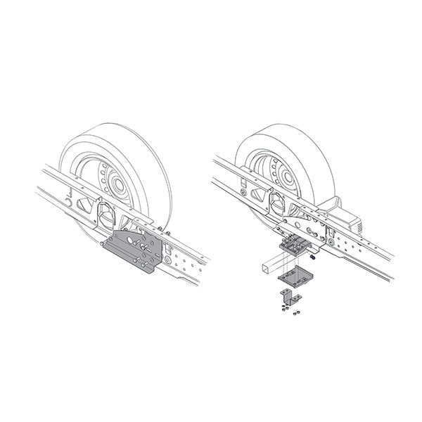 Staffe montaggio mover per telai AL-KO