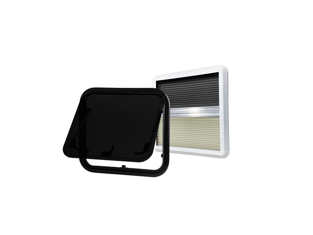 MASIS  450x450 mm.  finestre per VAN MINIVAN COMPLETE DI OSCURANTE