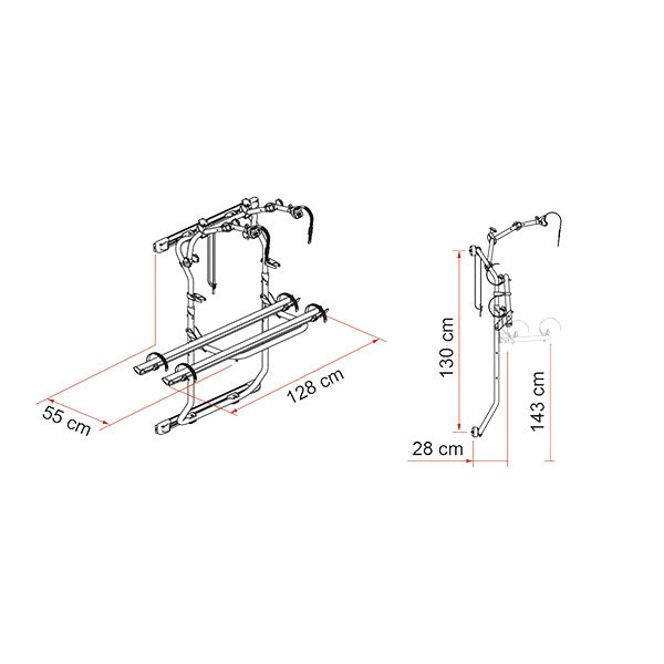 Carry-Bike 200 DJ Ducato '06 > • Deep Black