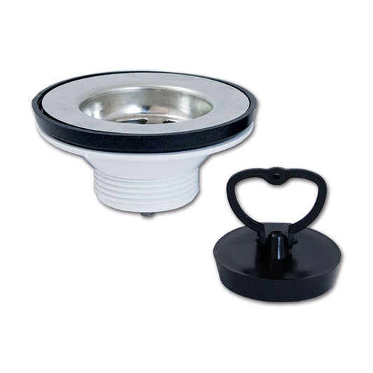 Piletta dritta con tappo • 1" ¼