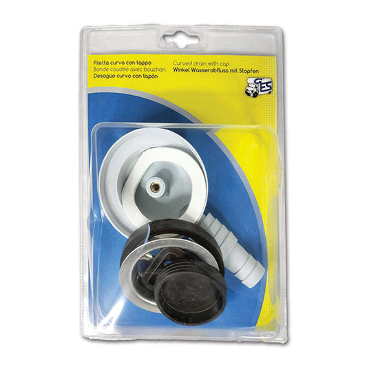 Piletta a 90° • 1" ¼ • portagomma Ø 25 mm • blister