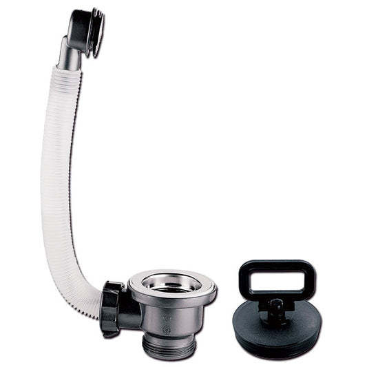 Piletta dritta • 1" ¼ • troppo pieno
