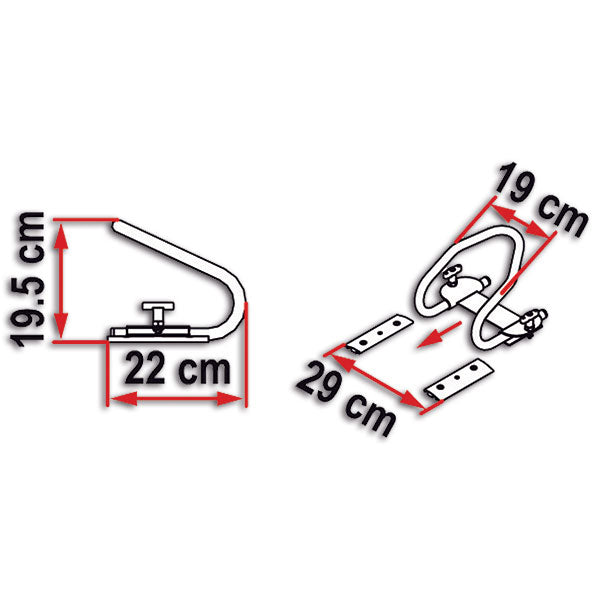 Moto Wheel Chock Rear