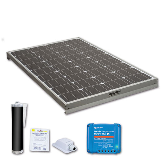 Kit pannello monocristallino • 160 W • regolatore MPPT