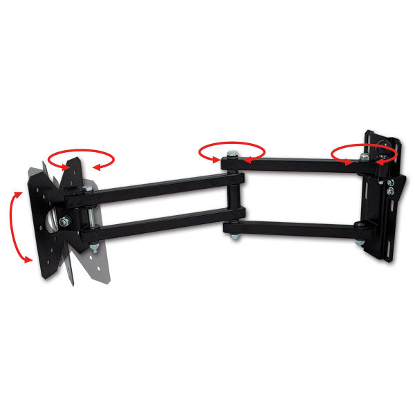 Porta TV LCD doppio braccio • 4 bracci