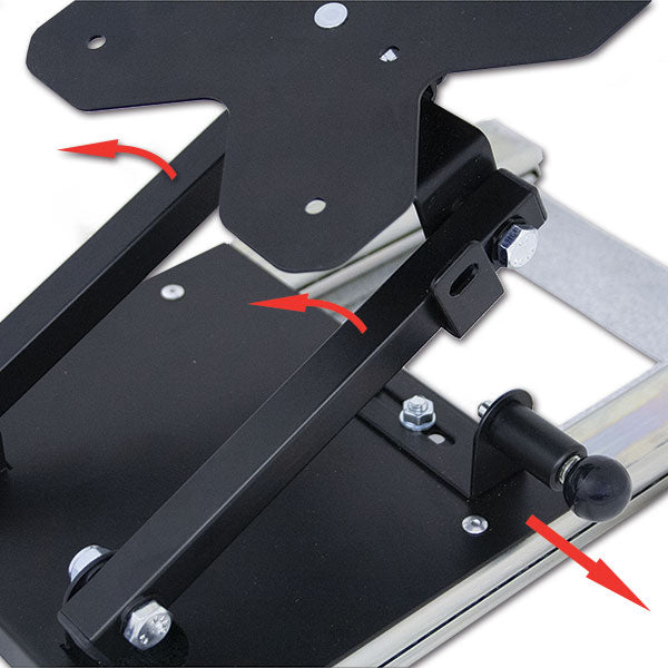 Porta TV LCD laterale estensibile