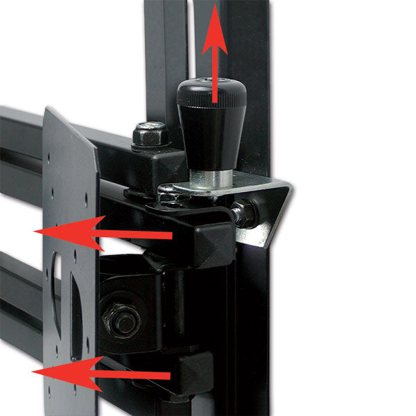 Porta TV LCD verticale • 4 snodi