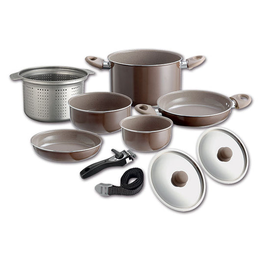 Set popote Chocolate 9+1