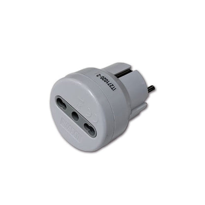 Adattatore Schuko • 16 A • bianco opaco