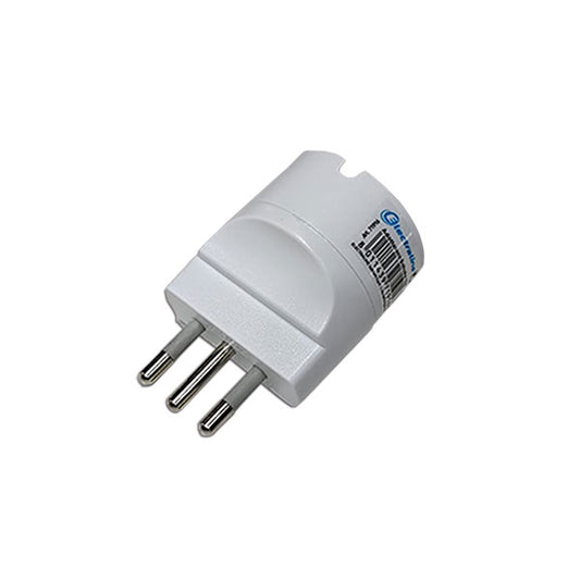 Adattatore Schuko • 10 A • bianco opaco