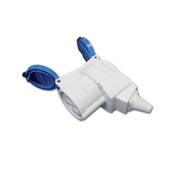 Presa CEE volante con presa Schuko posteriore