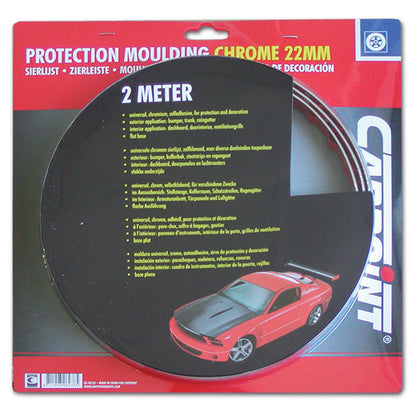 Striscia paracolpi cromata • 22 mm x 2 m