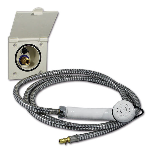 Außendusche mit Schalter