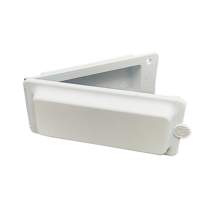 Coperchio bianco presa esterna acqua / gas