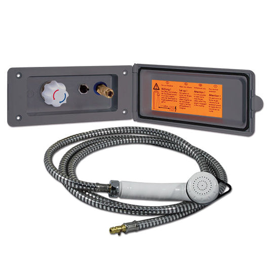 Presa esterna acqua grigia • mixer