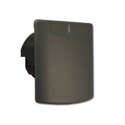 Spina CEE fissa ad incasso parete • 230 V • Grigio