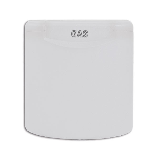 Coperchio bianco per presa esterna gas